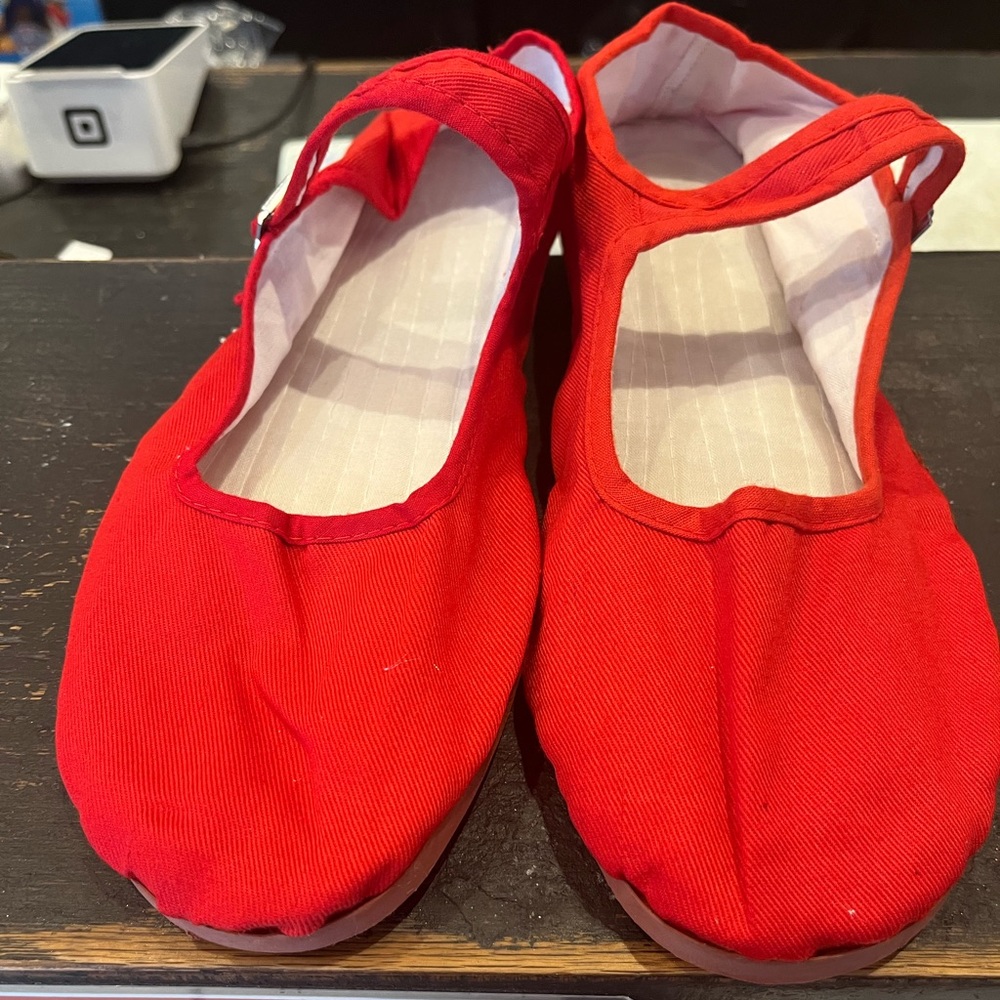 Red china doll shoes size 38 china